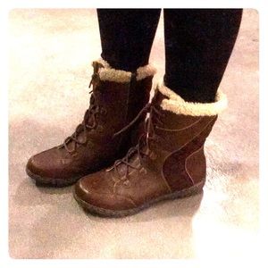 Brown Combat Boots